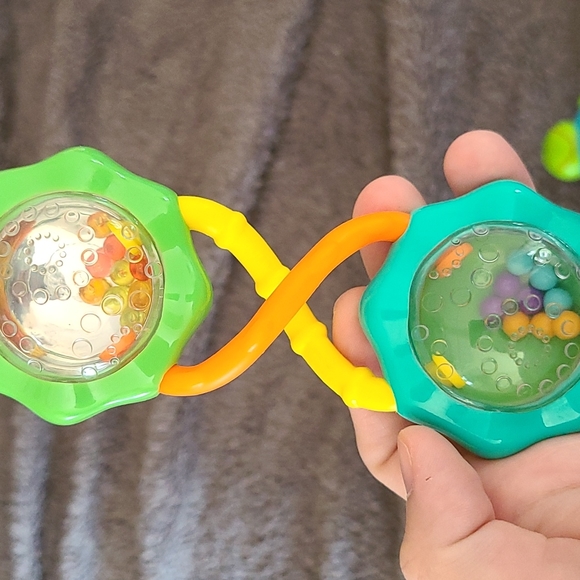 Two Colorful Baby Rattles - Picture 6 of 6